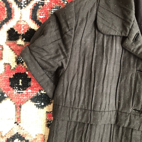 Generra black quilted buttoned jacket size small - Picture 5 of 10